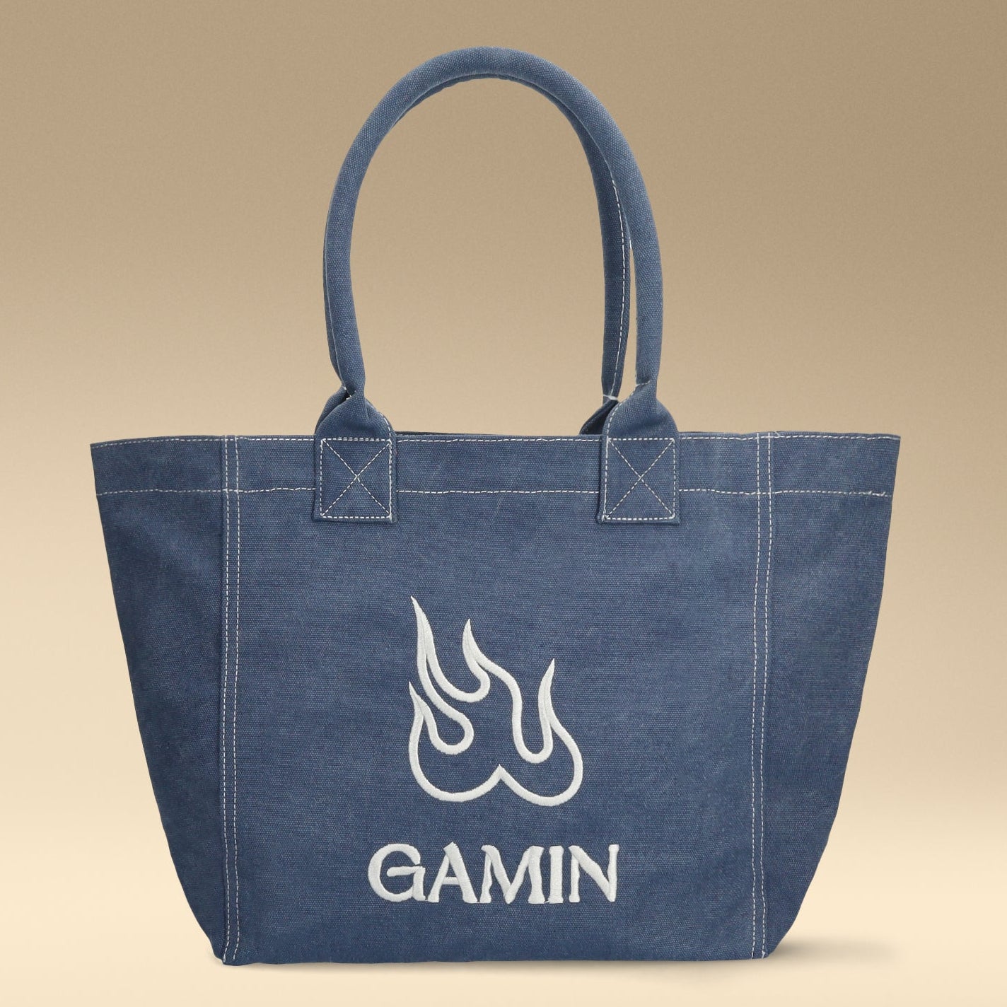 Canvas Gamin Bag Azul Denim