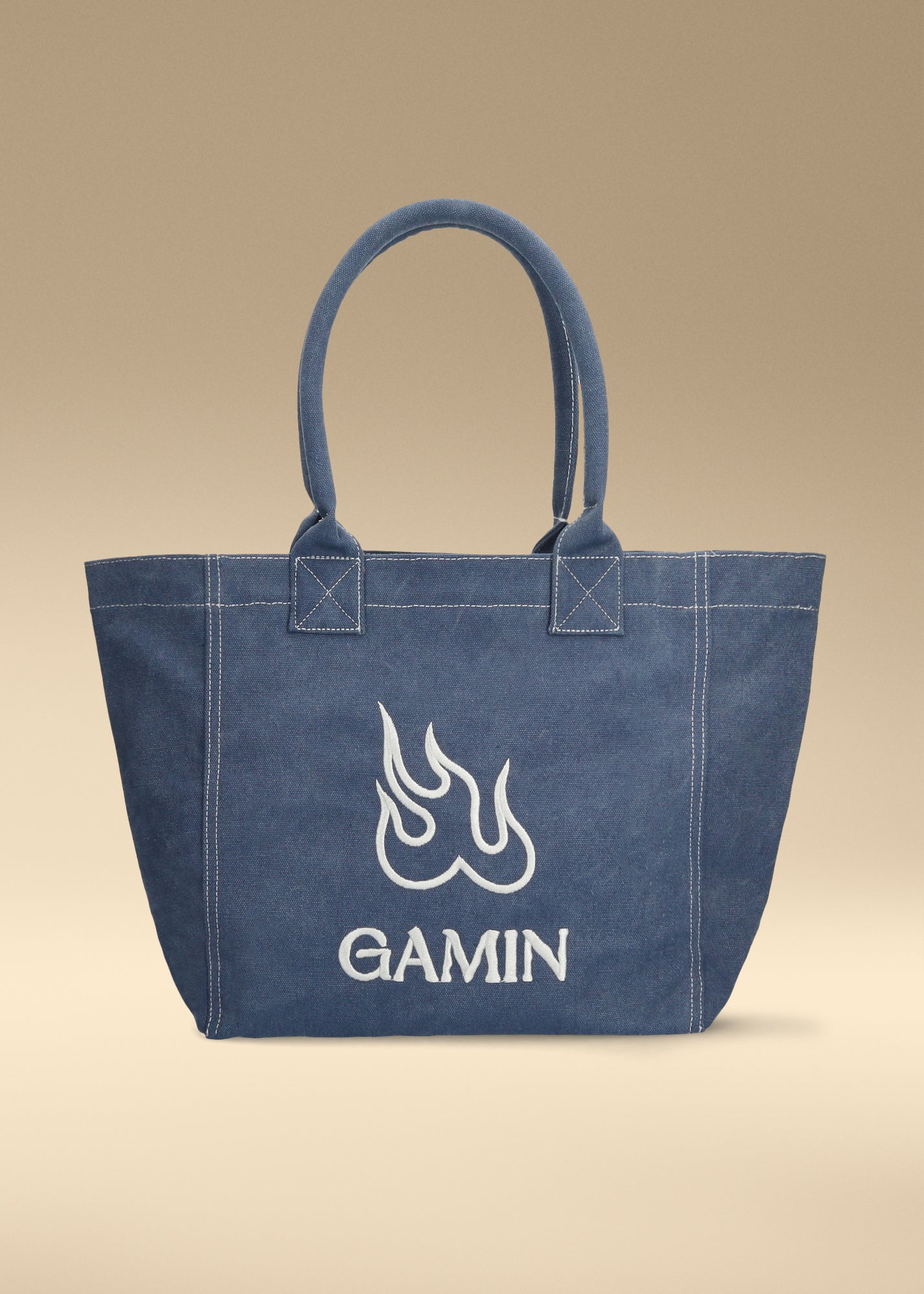 Canvas Gamin Bag Azul Denim