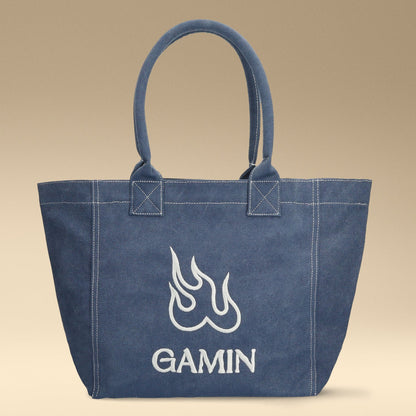 Canvas Gamin Bag Azul Denim