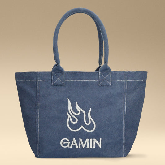 Canvas Gamin Bag Azul Denim