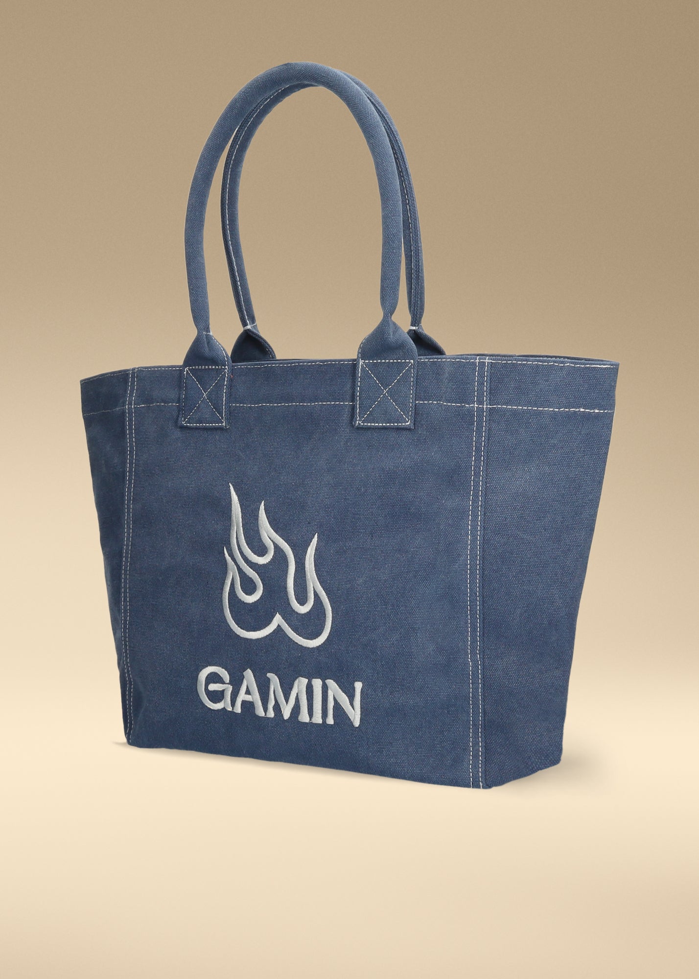 Canvas Gamin Bag Azul Denim