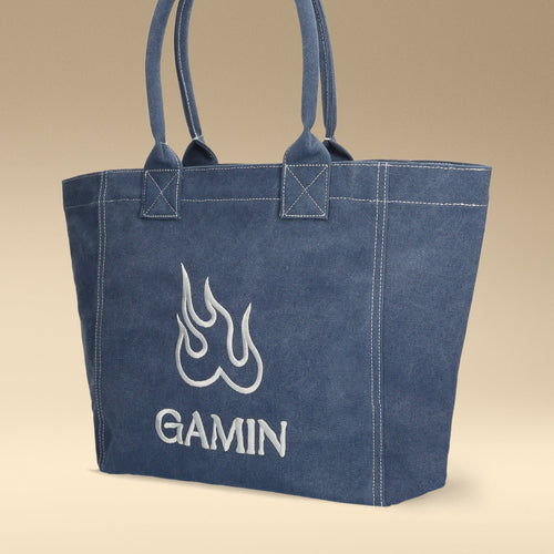 Canvas Gamin Bag Azul Denim