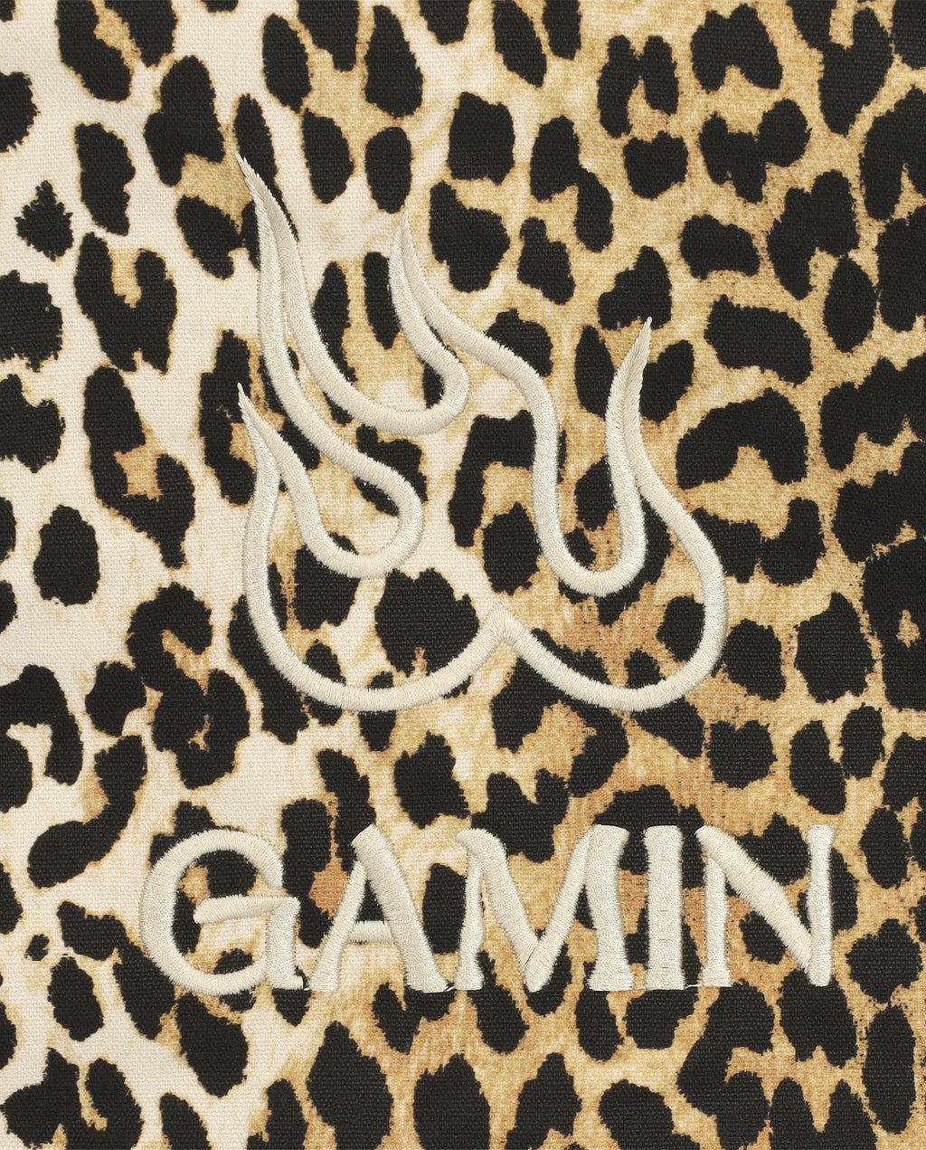 Canvas Gamin Bag Leopardo