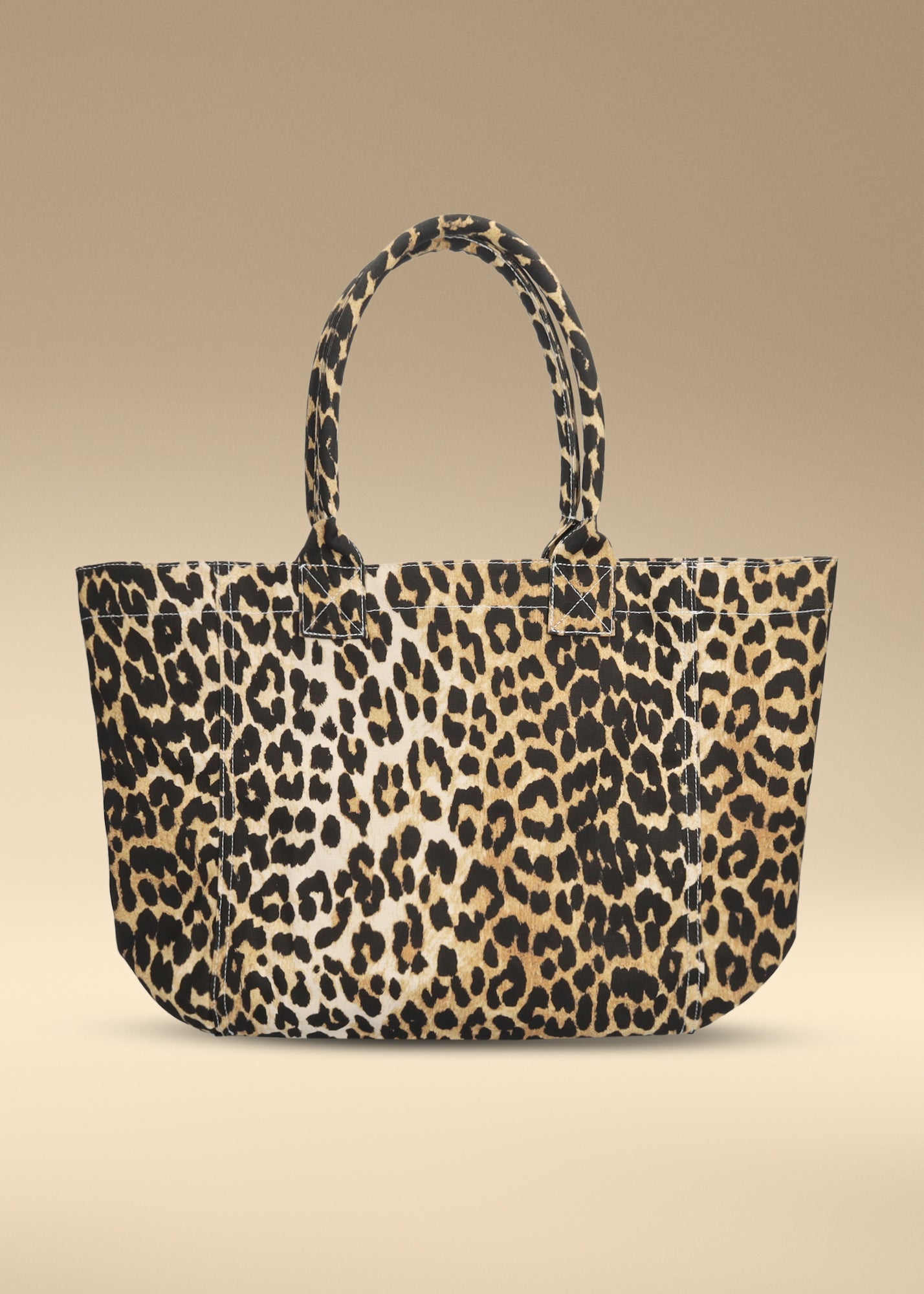 Canvas Gamin Bag Leopardo