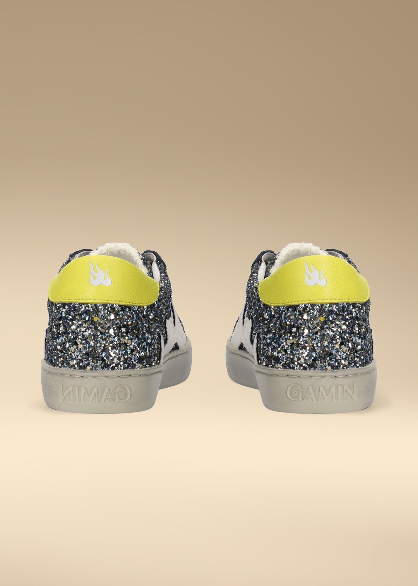 Zapatillas Glitter Leather Azul